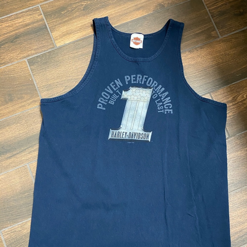 Vintage Harley Davidson tank